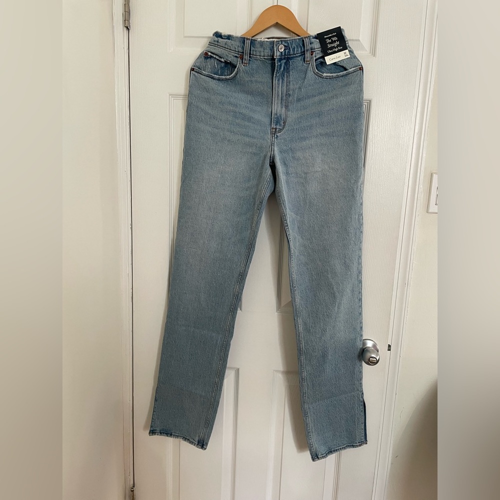 XLONG/XTALL A&F Curve Love 90s Straight Ultra High Rise Jeans